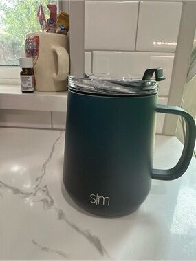 Simple Modern Insulated Mug in Teal Green with Lid Voyager 12oz